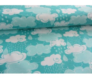 Jersey Clouds türkis mint - Petra Laitner